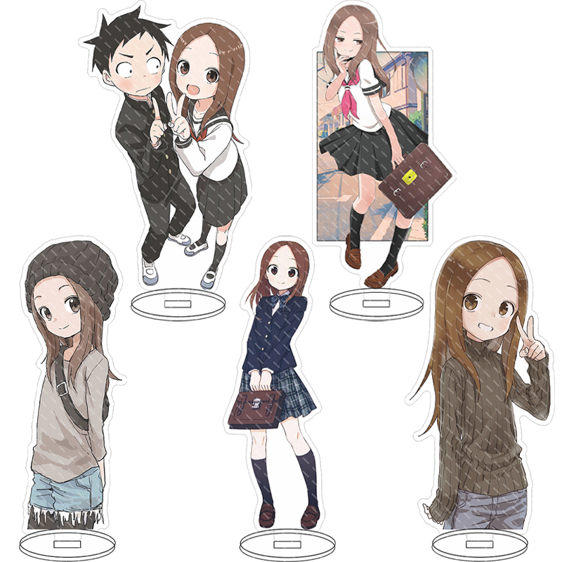 Anime Merchandise Toys - 16 センチメートルアニメフィギュアからかい上手の高木さん西片高木コスアクリルスタンド装飾品かわいいクリスマスギフト