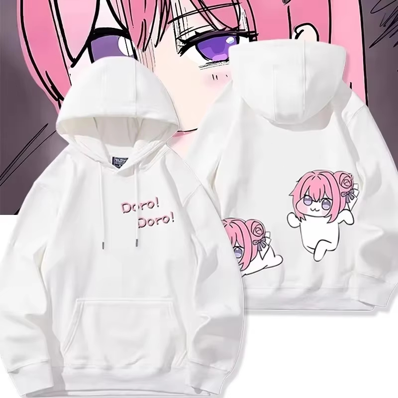 Anime Merch Hoodie - ドローキャラクター面白い新しいモデルパーソナリティ服パーカー特大ユニセックスストリートウェアトレンディなコットンフリース暖かいカジュアルプリント