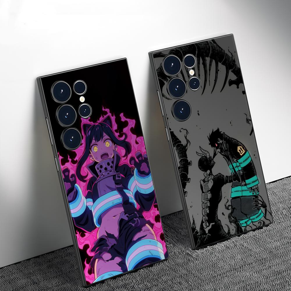 Phone Case Anime - アニメ F-ファイアーフォース電話ケースサムスンギャラクシー S26 S25 S24 S22