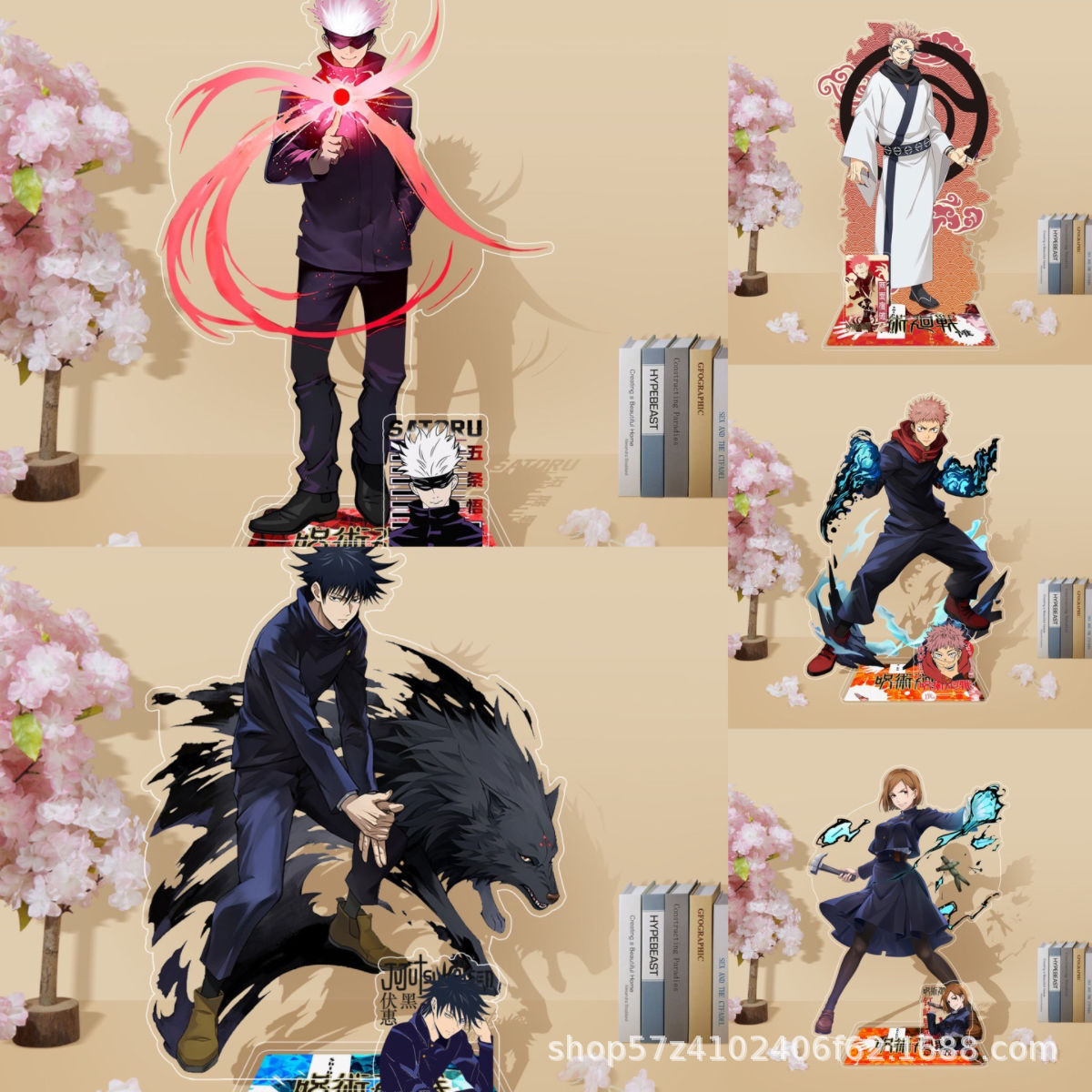 Anime Merchandise Figures - アニメ呪術廻戦アクリルスタンド新スタイル五条悟伏黒恵フィギュアかわいいアニメグッズコレクタブルギフト