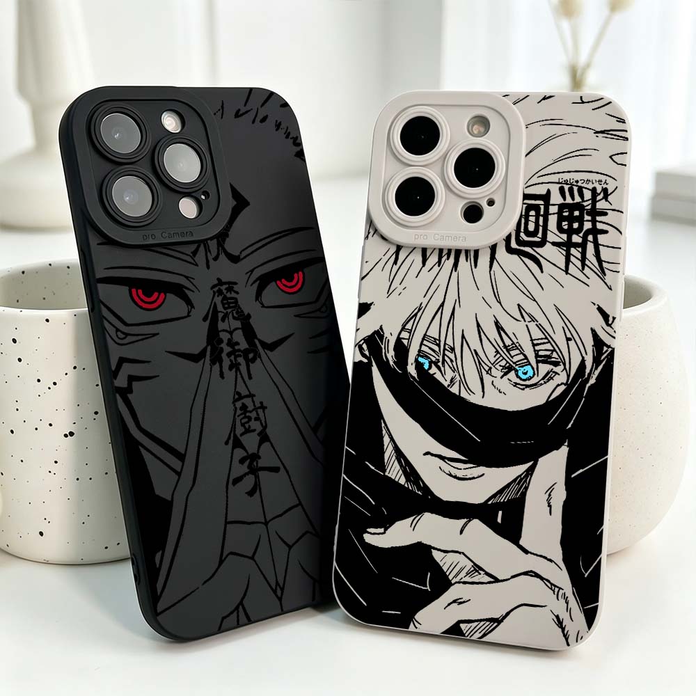 Phone Case Anime - アニメ「呪術廻戦」クールカバーシリコンケース iPhone 17 16 15 14