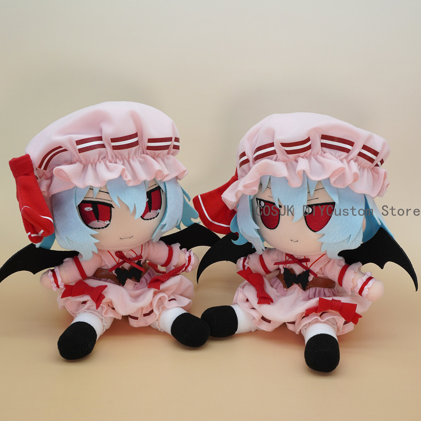 Top Anime Merchandise - アニメ東方プロジェクトレミリア・スカーレットフモ漫画ぬいぐるみボディ座位姿勢フィギュアアイドルぬいぐるみ枕コスプレクリスマスギフト 20 センチメートル