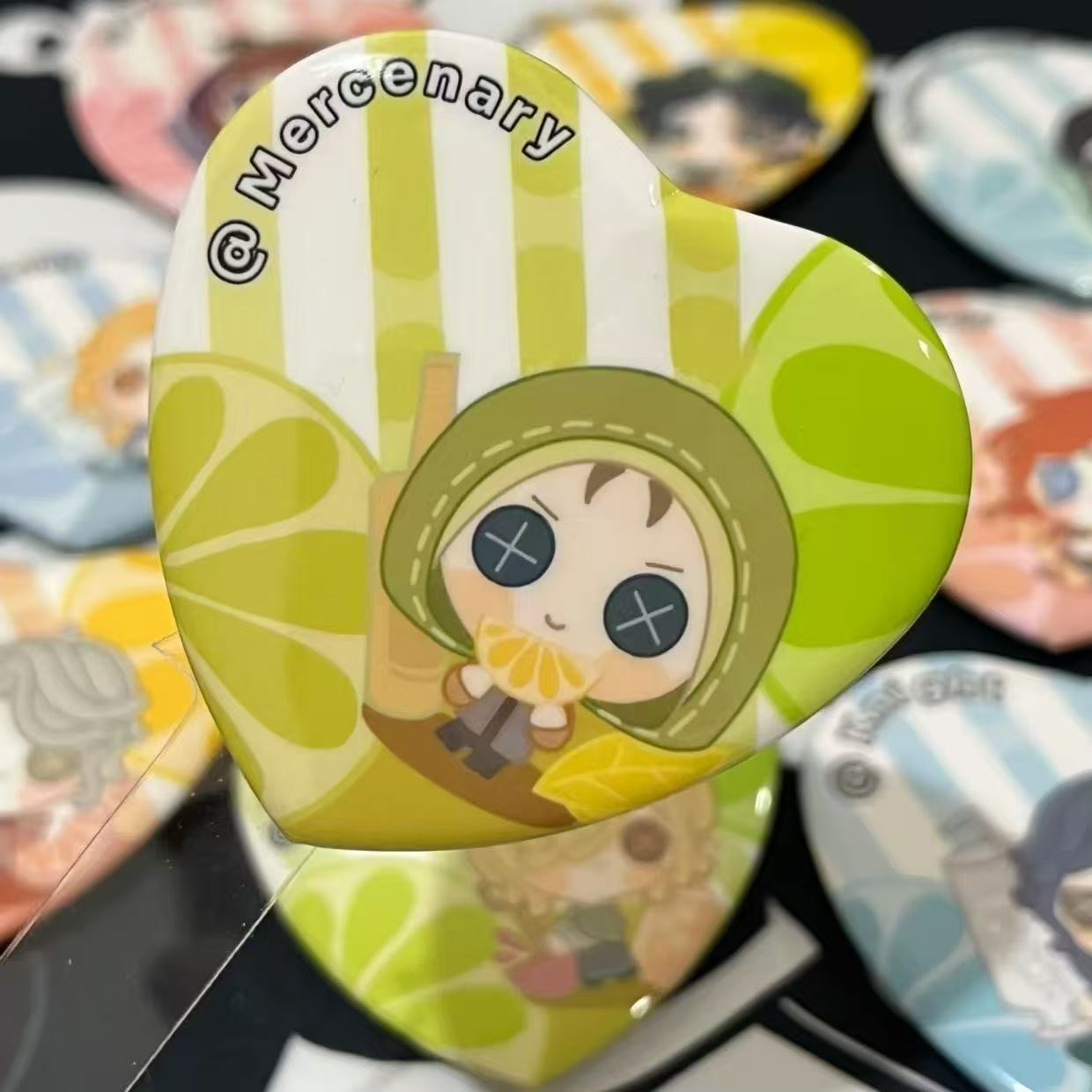 新しい第五人格コスプレグッズ、キツネの尻尾ハートバー、バッジ - Top Anime Merchandise のレビューと価格