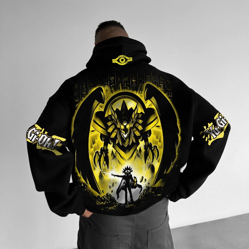 2025年 遊戯王 アニメキャラクター オシリス スカイドラ - Anime Merch Hoodie のレビューと価格