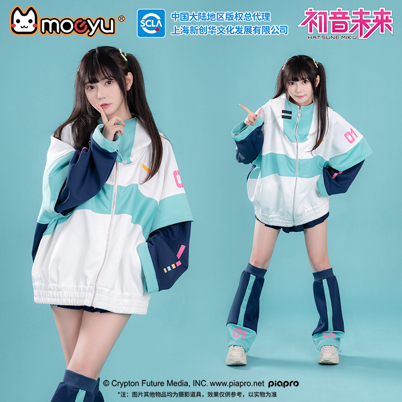 Moeyu アニメコート男性用ミクコスプレウインドブレーカー - Windbreaker Anime Merchandise のレビューと価格