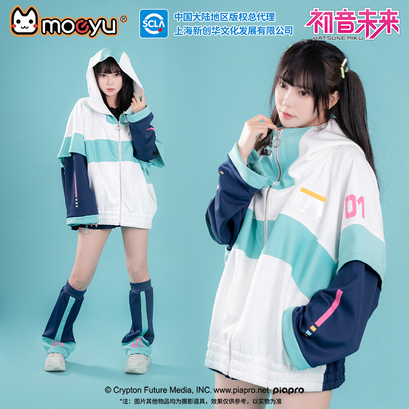 Moeyu アニメコート男性用ミクコスプレウインドブレーカー - Windbreaker Anime Merchandise のレビューと価格