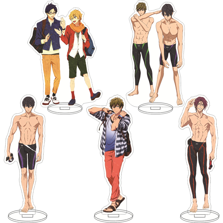 16CMアニメアクリルフィギュア無料！ 七瀬はるか 松岡凛  - Anime Merchandise Toys のレビューと価格