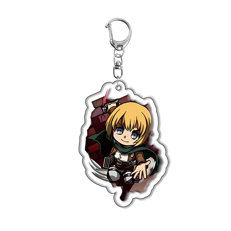 進撃の巨人キーホルダー アクリルキーホルダー アニメグッズ  - Anime Merchandise Keychain のレビューと価格