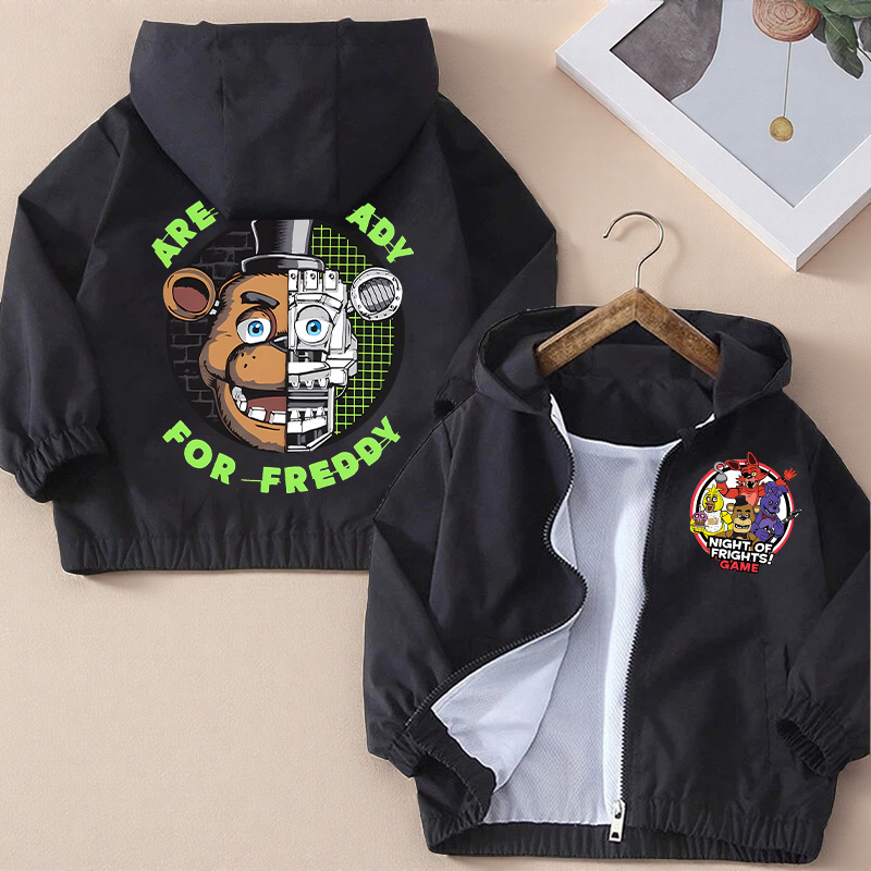ファイブナイツアットフレディーズ子供パーカーコート FNAF - Anime Merch Hoodie のレビューと価格