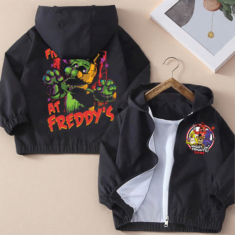 ファイブナイツアットフレディーズ子供パーカーコート FNAF - Anime Merch Hoodie のレビューと価格