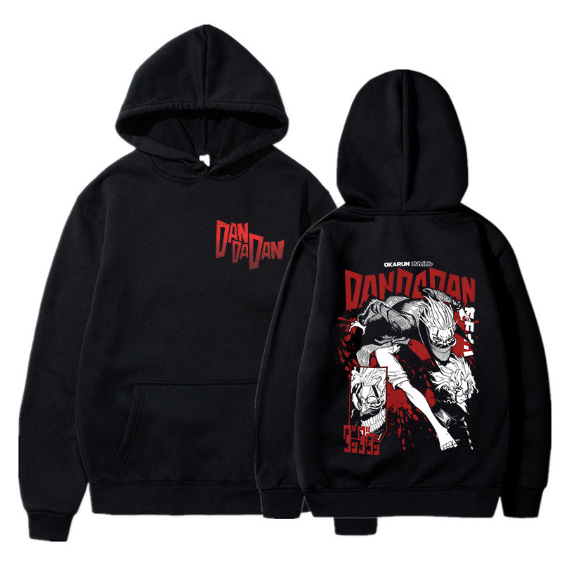 ダンダダン 阿夜瀬桃 オカルン グラフィック フーディ ヴィ - Anime Merch Hoodie のレビューと価格