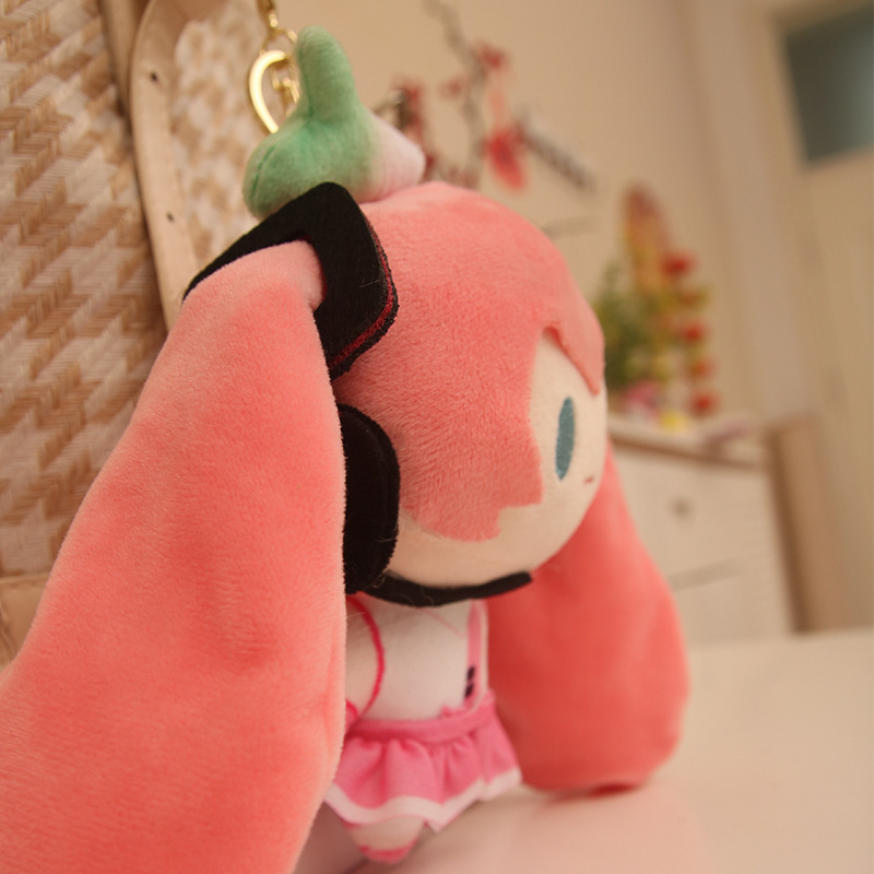 初音ミクアニメぬいぐるみキーホルダーかわいいぬいぐるみギフト - Anime Merchandise Keychain のレビューと価格