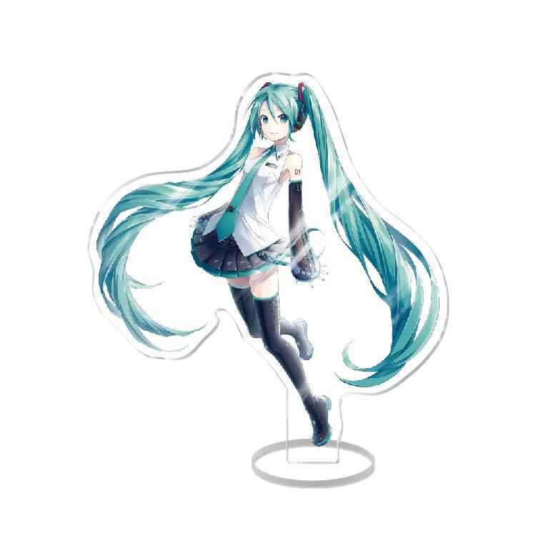 アニメフィギュアアクリルスタンド両面初音ミク桜未来学校生活二 - Anime Merchandise Figures のレビューと価格