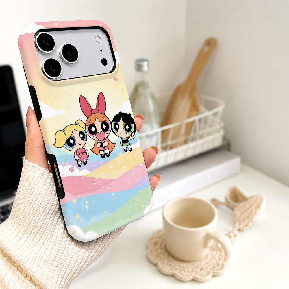 アニメ「パワーパフ・ガールズ」スマホケース フィルム素材 2 - Phone Case Anime のレビューと価格