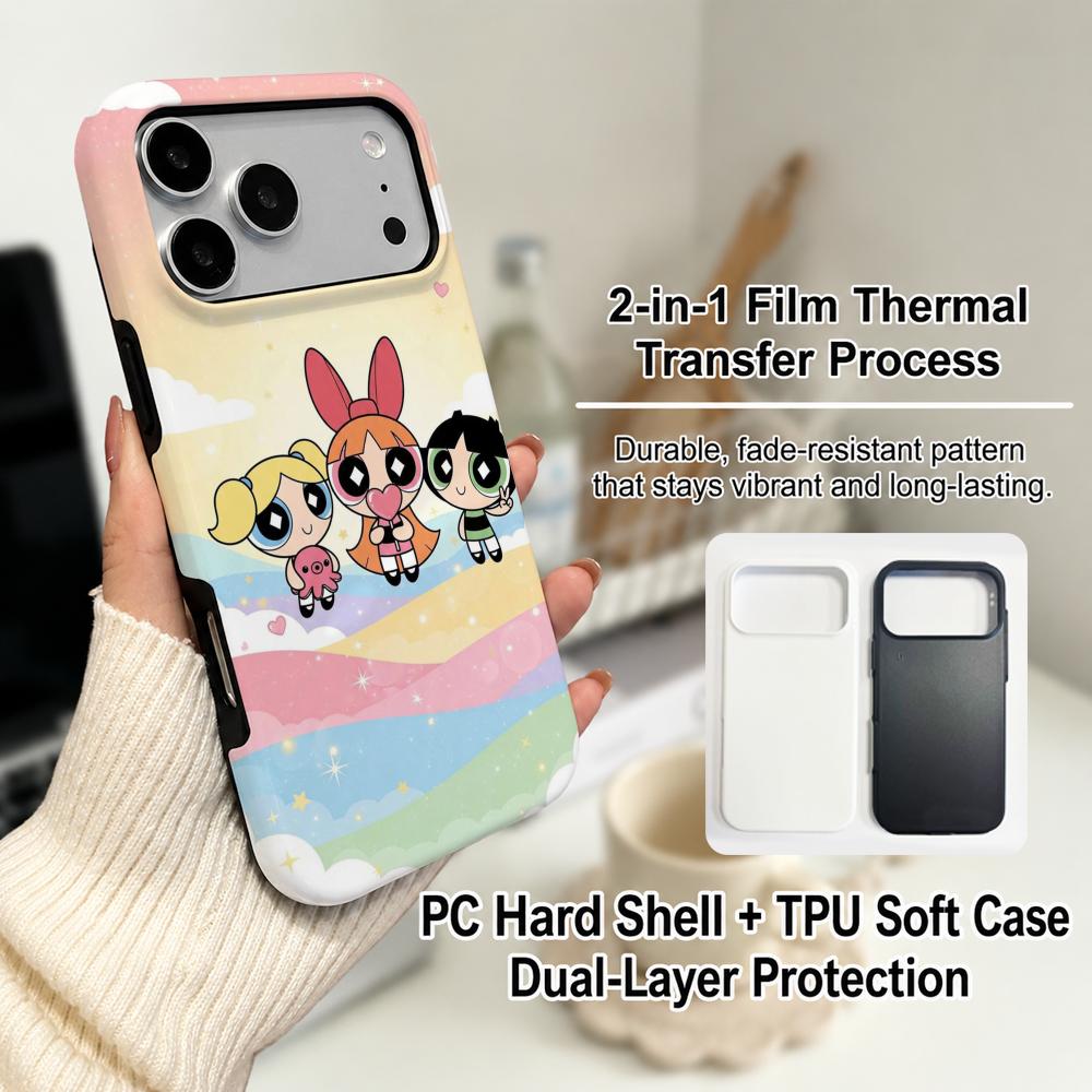 アニメ「パワーパフ・ガールズ」スマホケース フィルム素材 2 - Phone Case Anime のレビューと価格