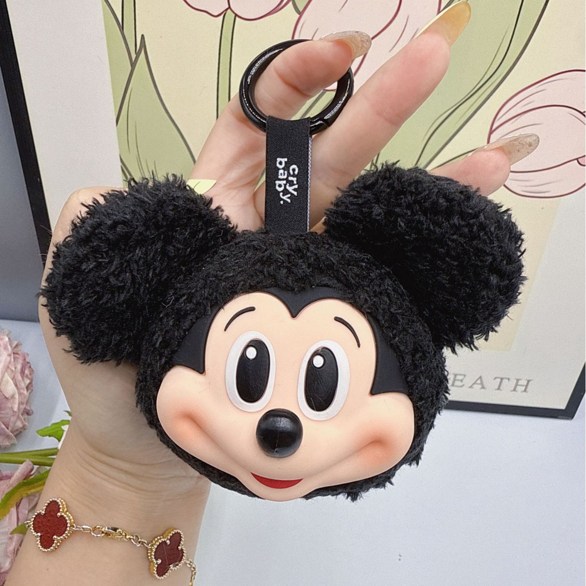 ミッキー ミニー ぬいぐるみ キーホルダー かわいいビニール - Anime Merchandise Figures のレビューと価格