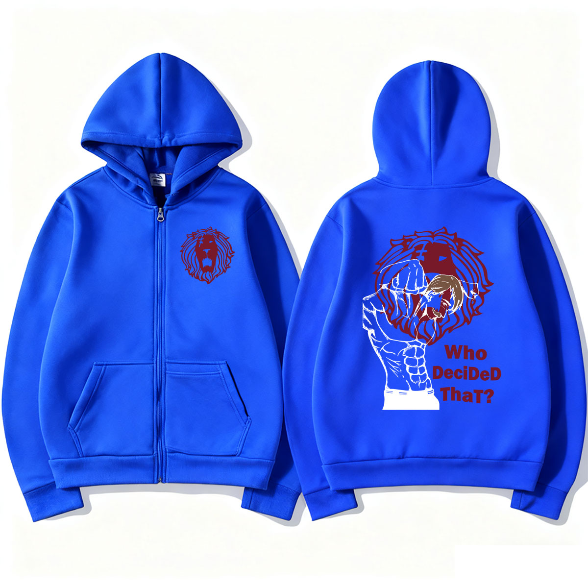アニメ七つの大罪ライオンの傲慢の罪エスカノールグッズジッパー - Anime Merch Hoodie のレビューと価格