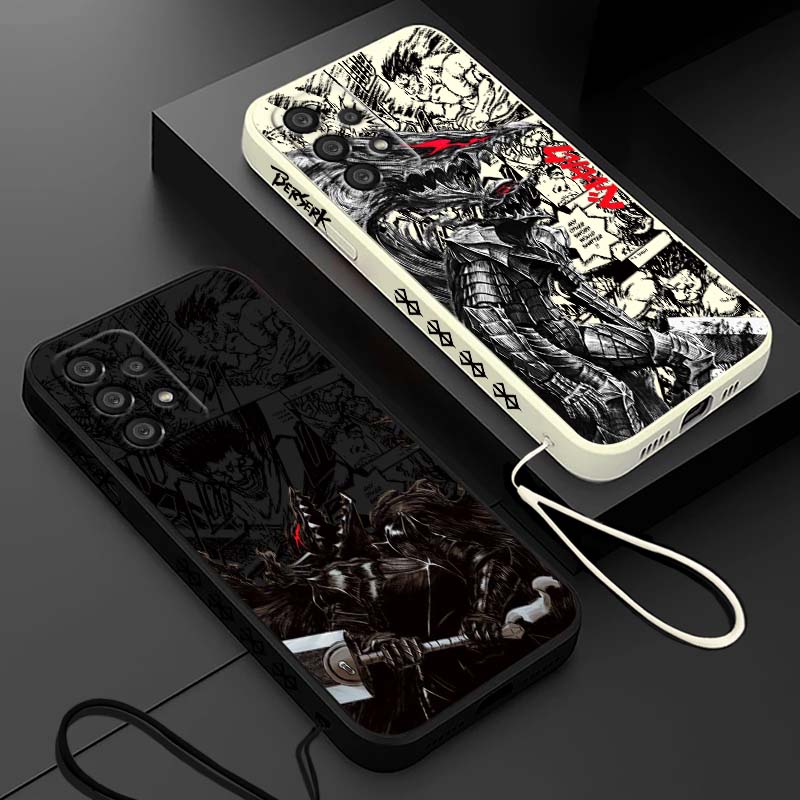 ホットアニメ「ベルセルク」ゾッド・ガッツ柄のSamsung  - Phone Case Anime のレビューと価格